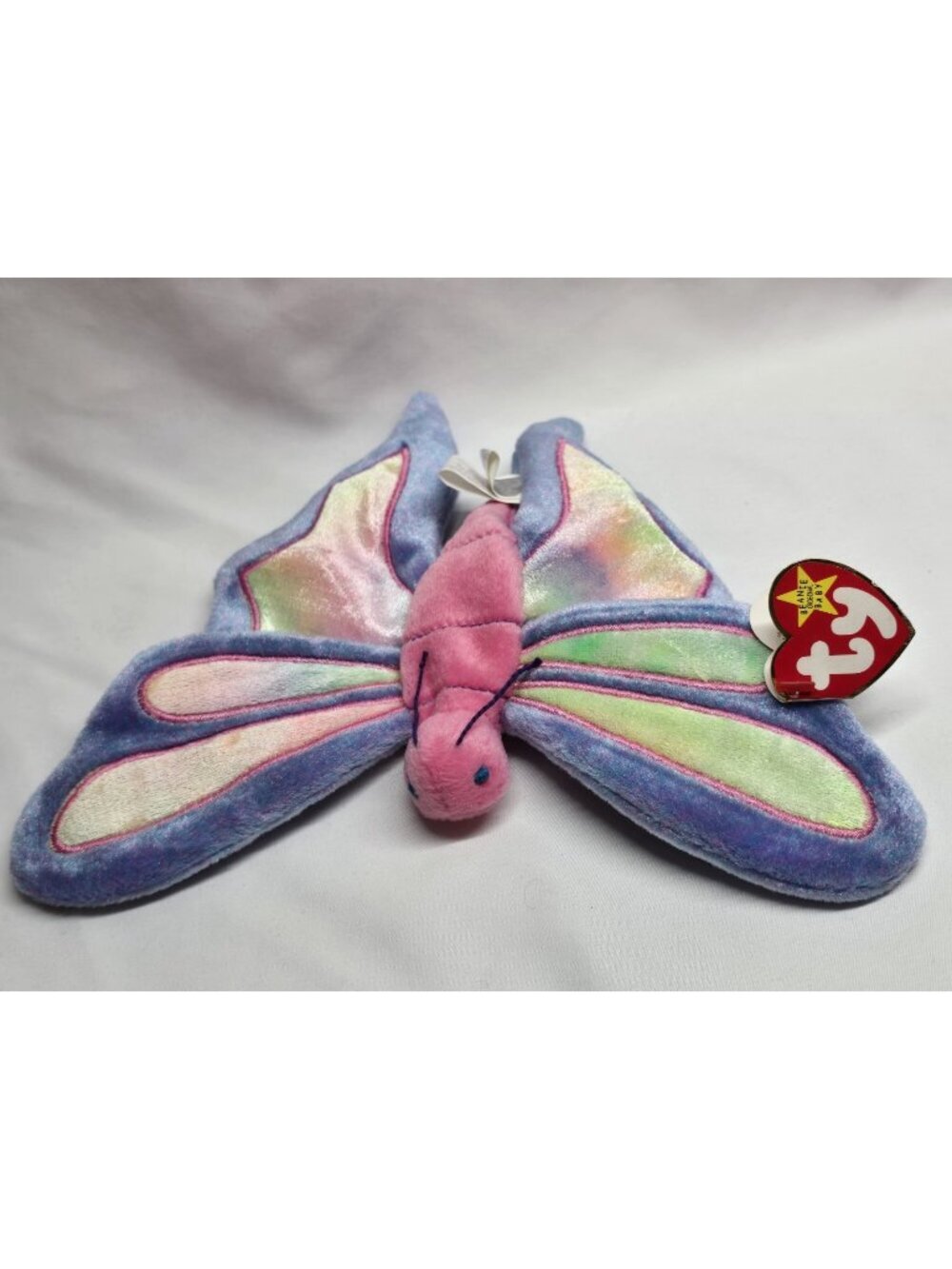 Vintage 1999 TY Beanie Babies Collection - Flitter the Butterfly w/ Tags